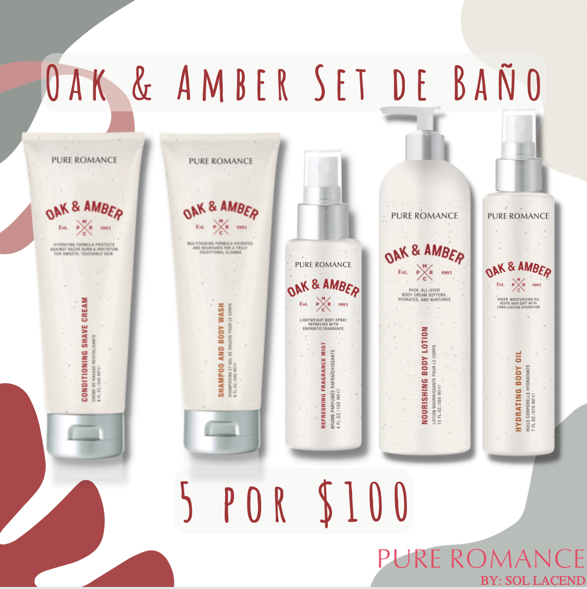 Oak & Amber - Set de Baño