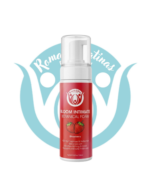Bloom Intimate Botanical Foam - Espuma Limpiadora Íntima Botánica de Fresa
