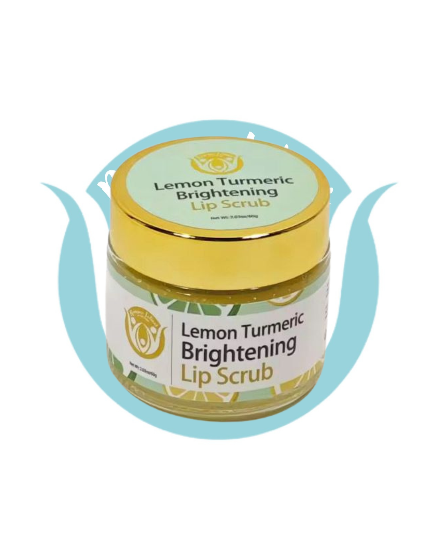 Lemon Turmeric Brightening Lip Scrub - Exfoliante Aclarador de Labios de Limón y Cúrcuma