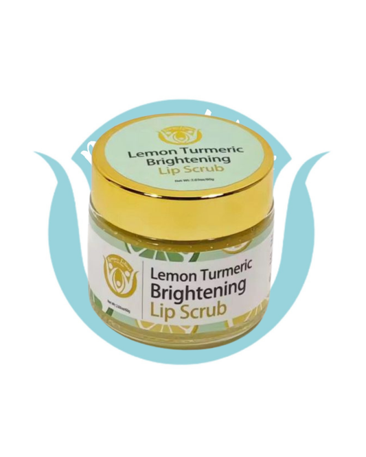 Lemon Turmeric Brightening Lip Scrub - Exfoliante Aclarador de Labios de Limón y Cúrcuma