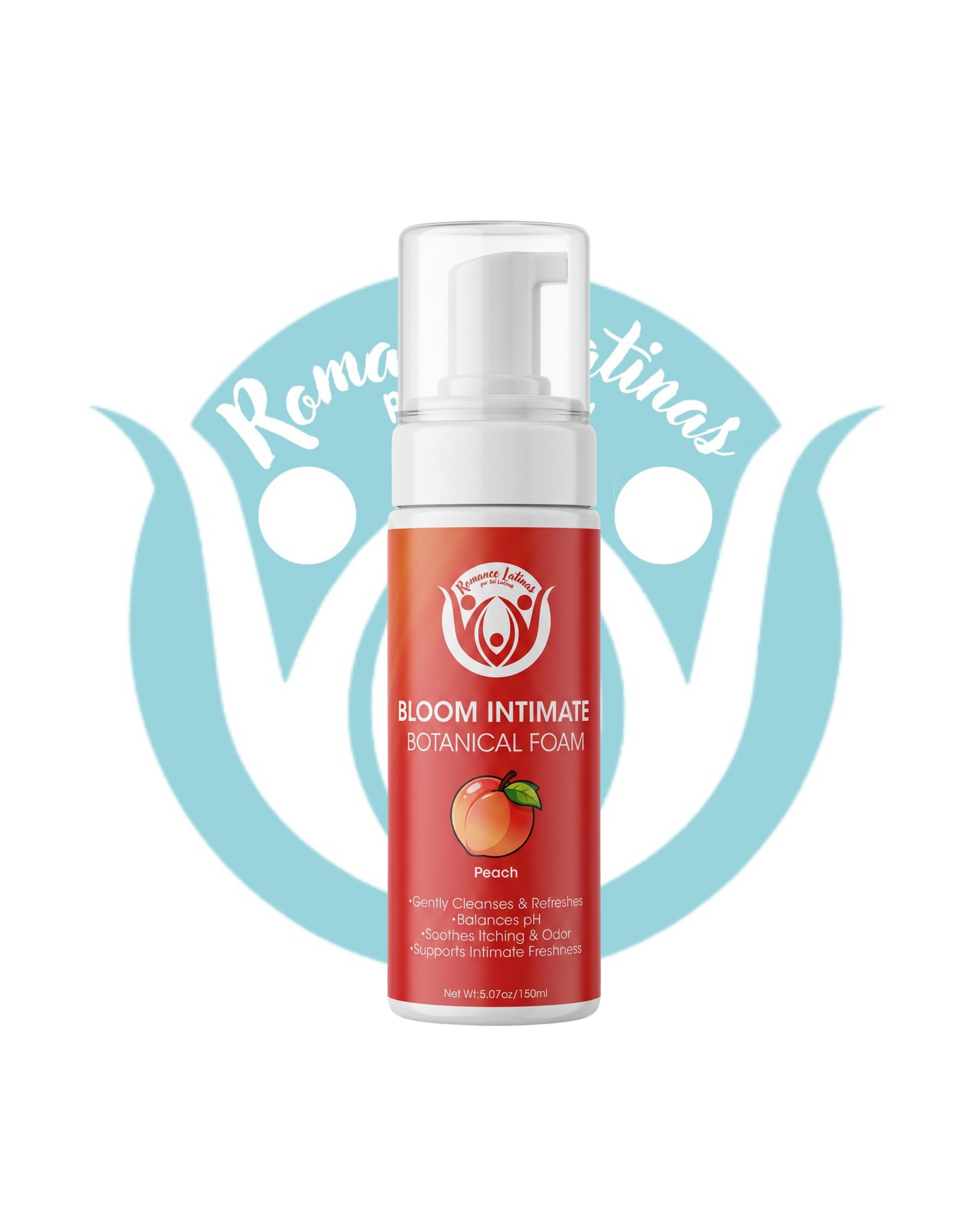 Bloom Intimate Botanical Foam - Espuma Limpiadora Íntima Botánica de Durazno