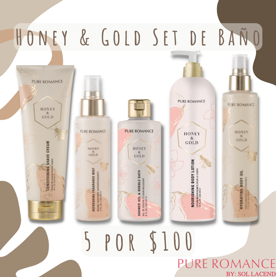 Honey & Gold - Set de Baño