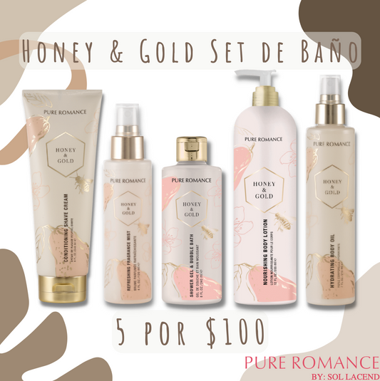 Honey & Gold - Set de Baño