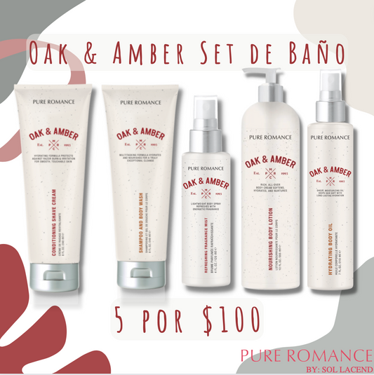Oak & Amber - Set de Baño