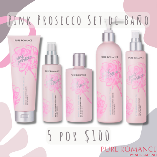 Pink Prosecco - Set de Baño